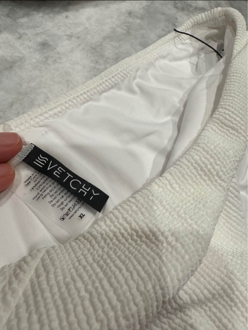 VETCHY White Bikini Set XL Bottoms and XXL Top - Picture 4 of 6